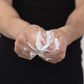 Disposable bath sponge designed for elderly hygiene and mobility support