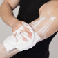 Quick Scrubb waterless cleaning sponge activated with minimal water